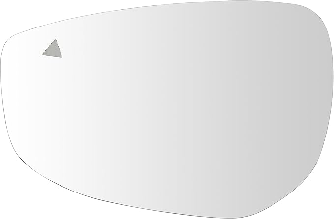 TRQ Driver Side Mirror Glass Blind Spot Indicator Snap On Compatible with 2023 Mazda CX-30 MA1324128