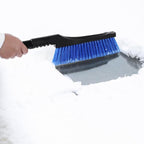 FAVOMOTO 1pc Snow Scraper and Ice Removal Brush Detachable Multi-Function Tool for Snow Removal Telescopic Design for Suvs and Trucks Compact Easy to Store