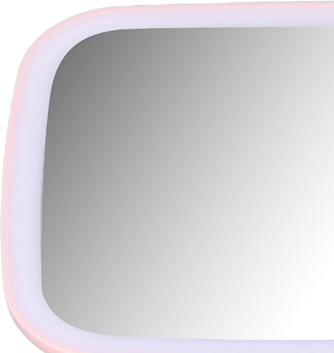 Car Sun Visor Vanity Mirror,LED Sun Visor Mirror,Car Sun Visor Makeup Mirror Surround LED Lights Plug and Play with Retractable Back Clip