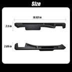 2-Pack Car Seat Gap Filler, Universal Car Seat Gap Filler Organizer, Seat Gap Plug, Multifunctional Seat Side Gap Filler with Organizer & Hook Function Seat & Console (Red)