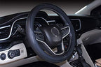 Mayco Bell Small Size Steering Wheel Cover Anti-Slip,Safety,Soft,Breathable,Durable,Full Surround,Comfortable Grip Microfiber