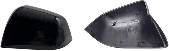 Compatible with Tesla Model Y Side Mirror Cover Replacement 2021 2022 2023 2024, Left Driver Side Rearview Mirror Cover Cap for Model Y Accessories(Black)