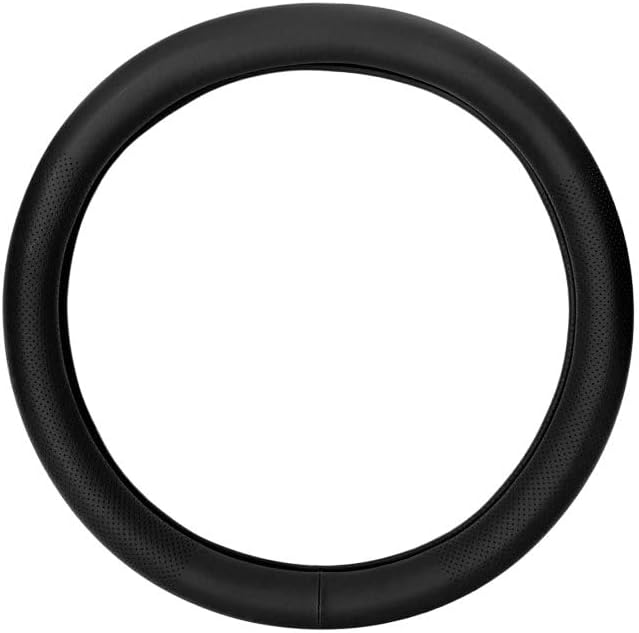 Car Steering Wheel Cover, Premium Leather Steering Wheel Sleeve with Anti-Slip Lining, Breathable Soft Auto Wheel Protector I