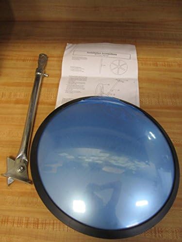 OC1200 Acrylic Convex Wall Mount Mirror, 12",Off-white