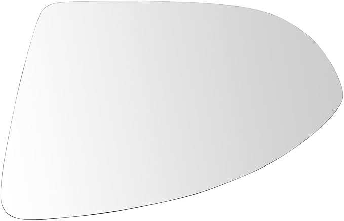 TRQ Driver Side Mirror Glass Heated Snap On Compatible with 2015-2021 Volkswagen Golf GTI 2015-2019 Golf R VW1324117 VW132412