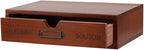 Wooden Storage Box Apothecary Drawers Vintage Wooden Drawers Wood Desktop Organizer Countertop Storage Box Library Card Catal