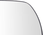 TRQ Passenger Side Mirror Glass Heated Convex Backing Plate For Factory Equipped & Aftermarket Mirrors Compatible with 21-22 