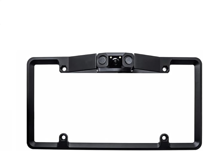 3 in 1 American car License Plate Frame Built-in Backup Camera and Parking Sensor with Water Proof Buzzer Alarm Night Vision 