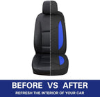 CAROMOP Neoprene Car Seat Cover 2 Front Seats, Waterproof Seat Covers for Cars, Universal Fit for Most Car Interior Covers-Se