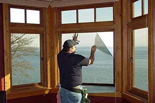 20" Inchx20'Ft (20inc x 240inc)% 20 Black 2Ply Window Tint Film for Car House Office, Heat Blocks Adhesive Scratch Resistant Privacy Sunlight Blackout