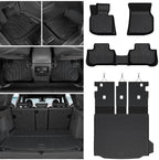 Floor Mats for BMW X3 G01 2018-2024, All Weather Floor Mats Trunk Cargo Liner with Backrest Protectors Accessories, Full Coverage Set (Not fit X3 30e)