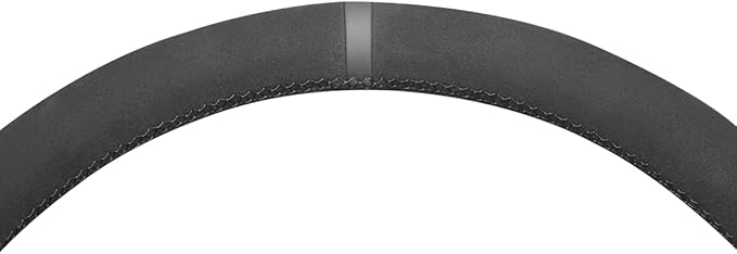 MEWANT Hand Stitch Steering Wheel Cover for Chevy Silverado 1500 2500 Suburban Tahoe Athsuede Real Leather Steering Wrap