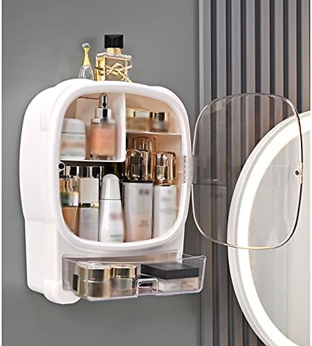 Makeup Box Cosmetic Storage Box Display Rack Large Capacity Finishing Desktop Lipstick Dressing Table Bathroom Skin Care Prod