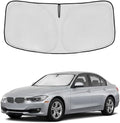 Windshield Sun Shade for BMW 3 Series 2013-2018 Sunshade Front Window Shade Custom Fit 3 Series Accessories Sun Visor Foldable Shade Blocks UV Rays Accessories