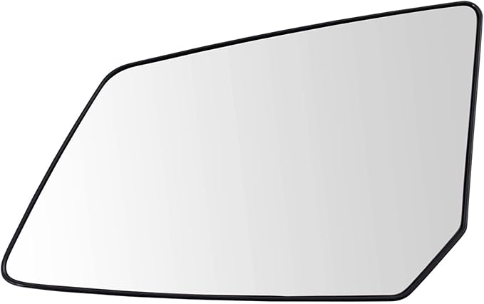 TRQ Driver Side Mirror Glass Non-Heated Compatible with 2009-2015 Chevrolet Traverse 2007-2013 GMC Acadia 2007-2010 Saturn Ou