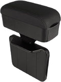 JEYODA Car Armrest Box with Cup Holder Car Central Liftable Armres Storage Organizer Box Arm Rest，Car Seat Gap Filler Organiz