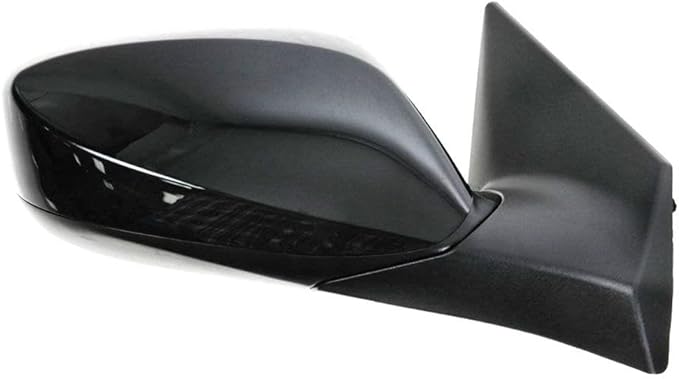 TRQ 2 Piece Driver and Passenger Side Mirror Assembly Set Electric Adjustment Heated No Memory Black Compatible with 2011-201