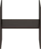 Furinno Cubicle Cube Insert, H-Shelf Cube Organizer, 2-Tier Shelf Dividers, Fits into Furinno Extra Thick Cubes, for Organize