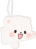 Milk Luggage Tag in White Authorized Milkmochabear Merchandise Cute Adorable Silicone with Name ID Card Suitcase Label Travel