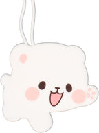 Milk Luggage Tag in White Authorized Milkmochabear Merchandise Cute Adorable Silicone with Name ID Card Suitcase Label Travel