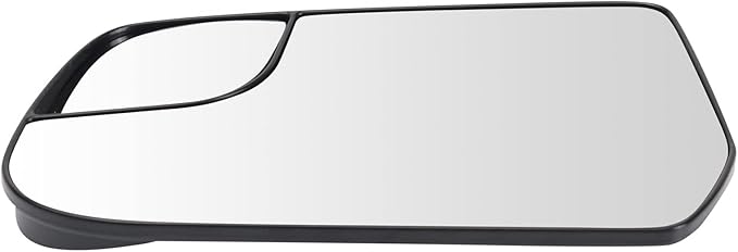 TRQ Driver Side Mirror Glass Non-Heated Compatible with 2010-2017 Chevrolet Equinox GMC Terrain