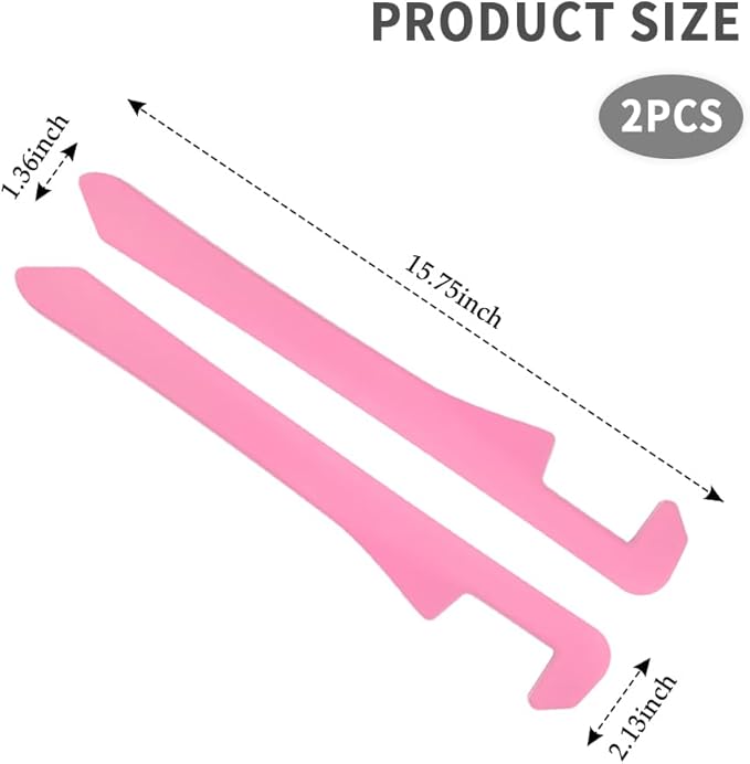2PCS Car Seat Gap Filler,Flexible Seat Gap Organizer Between Seats for Tightly Filling Seat Gaps,Universal Car Side Seat Gap Filler Interior Car Accessories for Women & Men (Pink)