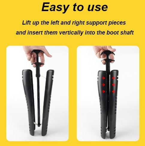 Boot Stretcher Women, Pair Plastic Shoe Stretcher, Boots Expander with Handle, Boot Inserts Shape Holders for Womens Mens Sho
