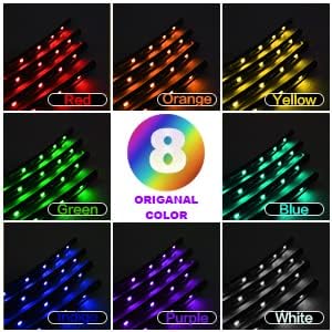 Led Lights for Car,Ambient Lights for Car,Car Footwell Lights,Car Ambient Light,16 Million Colors Music Sync,DIY Mode Multicolor LED Interior Lights for Cars,Trucks,SUVs,12V Power