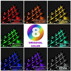 Led Lights for Car,Ambient Lights for Car,Car Footwell Lights,Car Ambient Light,16 Million Colors Music Sync,DIY Mode Multicolor LED Interior Lights for Cars,Trucks,SUVs,12V Power