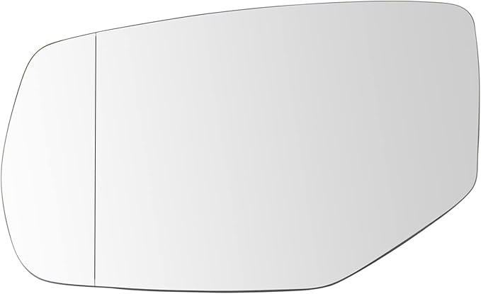 TRQ Driver Side Heated Mirror Glass with Backing Plate Compatible with 2013-2017 Honda Accord