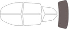Rvinyl Window Tint Kit Compatible with Dodge Journey 2009-2020 - Rear Windshield Precut Kit - 35%