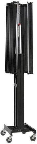 VERSARE Portable Folding Coat Rack – Hanging Garment Storage, Locking Caster Wheels, Lightweight Rolling Wardrobe Organizer