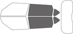 Rvinyl Window Tint Kit Compatible with Kia Soul 2014-2019 - Back Precut Kit - 35%