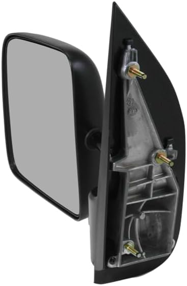 TRQ 2 Piece Driver and Passenger Side Mirror Assembly Set Manual Adjustment Non-Heated No Memory Black Compatible with 1994-2