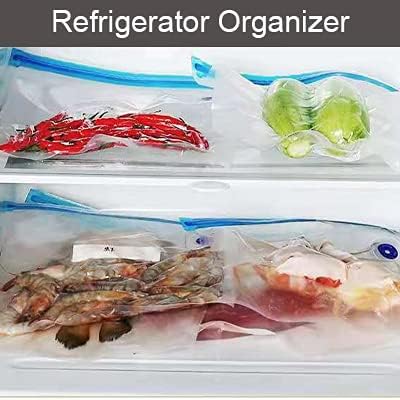 Sous Vide Bags 25Pcs, Reusable BPA Free Vacuum Sealer Bags Vacuum Food Storage Bag for Cooking/Food Storage/Microwave Heating