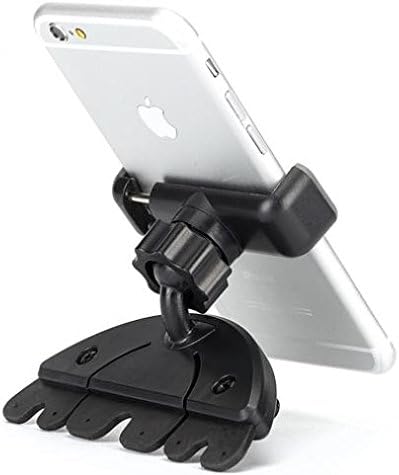 Car Mount CD Slot Holder Cradle Swivel Strong Grip Dock Compatible with LG V35 ThinQ - V40 ThinQ - V50 ThinQ 5G - V60 ThinQ 5G - Velvet