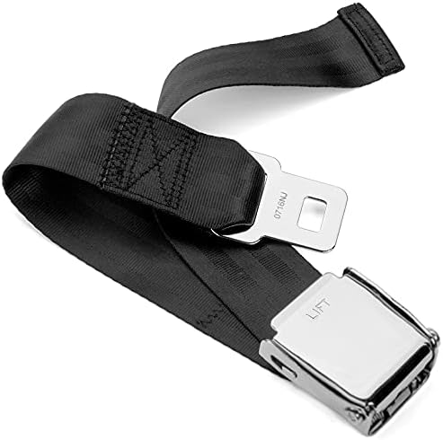 2 Mirone Adjustable Airplane Seat Belt Extenders Seatbelt Extension for All Airlines (7-32 Inch), E-9 Safety Certified (Type A & B)
