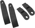 1979-1989 Mustang Male Female Black Front Seat Belt Holder Sleeves Set (4pc)