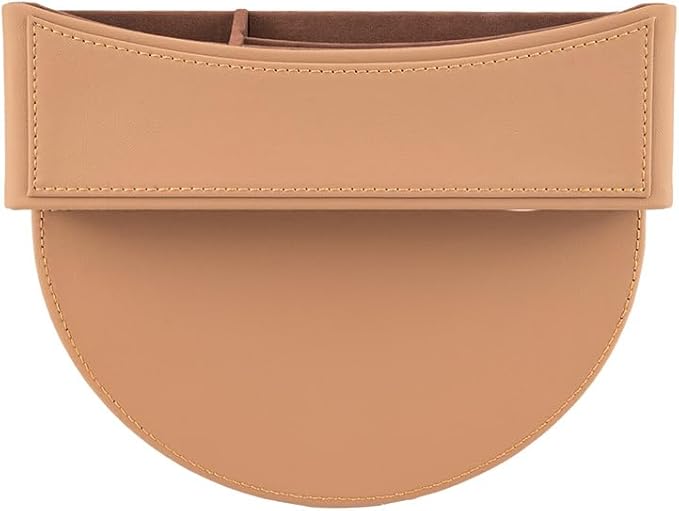 Dragon Art Multifunctional Car Seat Organizer, Auto Seat Gap Filler, Brown 1 Pack