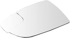 TRQ Driver Side Mirror Glass Snap On Clear Plastic Compatible with 2012-2018 Ford Focus