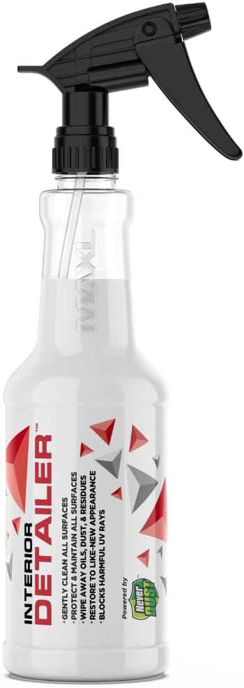 MAXL® Interior Car Cleaner Detailer Spray with NeverDust® Technology Formula (20oz, 1 Pack) - Repels Dust, Wipes Oil, Residue