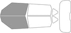 Rvinyl Window Tint Kit Compatible with Kia Soul 2014-2019 - Front Precut Kit - 50%