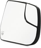 For Chevy Equinox 2010 11 12 13 14 15 16 2017 Mirror Glass Passenger Side | Heated | w/Backing Plate and Blind Spot Glass | Convex Glass Type | Replacement For 22906958