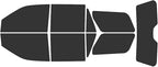 Rvinyl Window Tint Kit Compatible with Ford Expedition 2018-2024 - Black 20% - Single Ply No Bubble Film - Do it Yourself Vehicle Complete Precut Kit