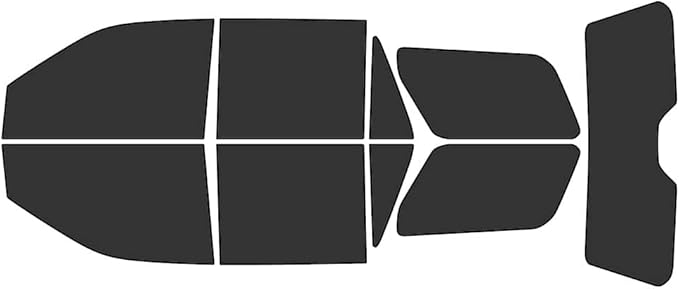 Rvinyl Window Tint Kit Compatible with Ford Expedition 2018-2024 - Black 20% - Single Ply No Bubble Film - Do it Yourself Vehicle Complete Precut Kit