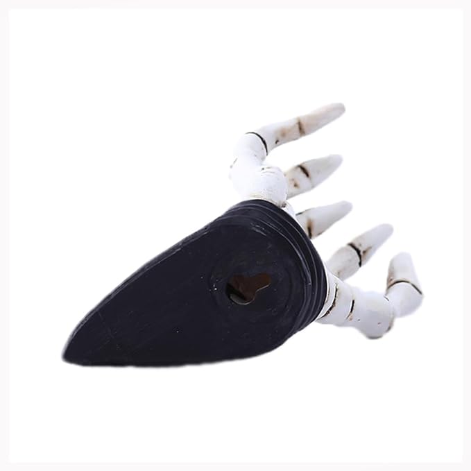 Halloween Skeleton Hand Ring Holder Wall Mounted Key Holder Organizer Multifunctional Wall Hooks for Hanging Keys Jewelry Bra