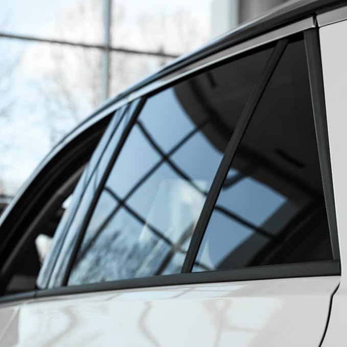 RockRose 5% Premium Carbon Car Window Tint Film 20 in x 15FT 2PLY Charcoal Privacy Film UV, Heat Blocking Tint for Car or Home Adhesive Film Easy Shrink, Plotter Friendly Pro Grade