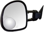 2PCS Large Stick-on Convex Blind Spot Mirror, 3.75" HD Glass Big Round Convex Rear View Mirror, Strong Adhesive for Car, Van, SUV and Trucks (3-3/4"(95mm), Frameless)