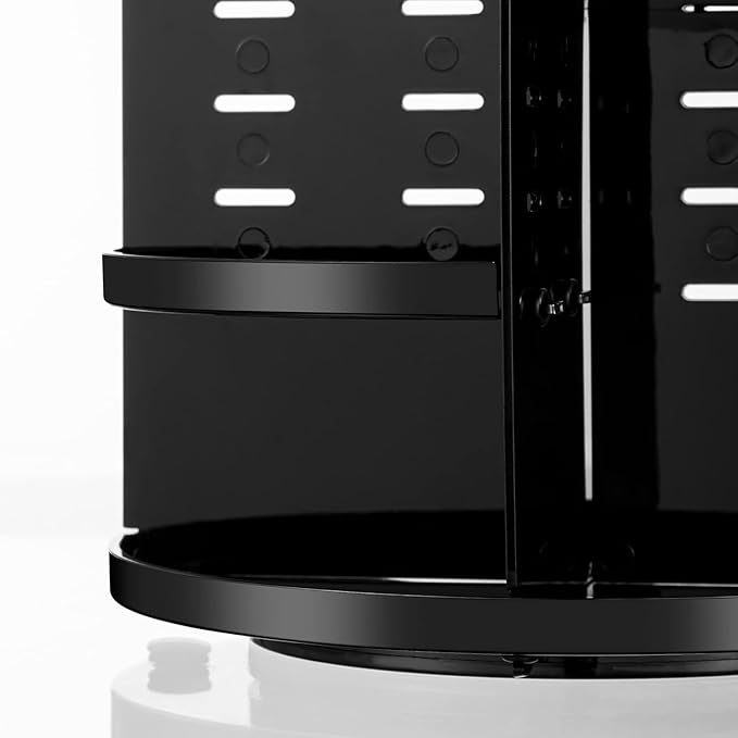 HBlife Extra Large 360 Rotating Makeup Organizer Adjustable Carousel Large Capacity Revolving Perfume Organizer Skincare Orga