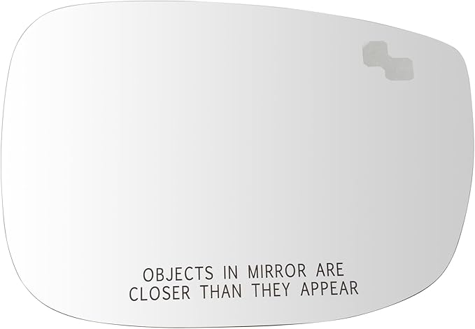 TRQ Passenger Side Mirror Glass Convex Blind Spot For Factory Equipped Mirrors Only Compatible with 2017-24 Mazda CX-5